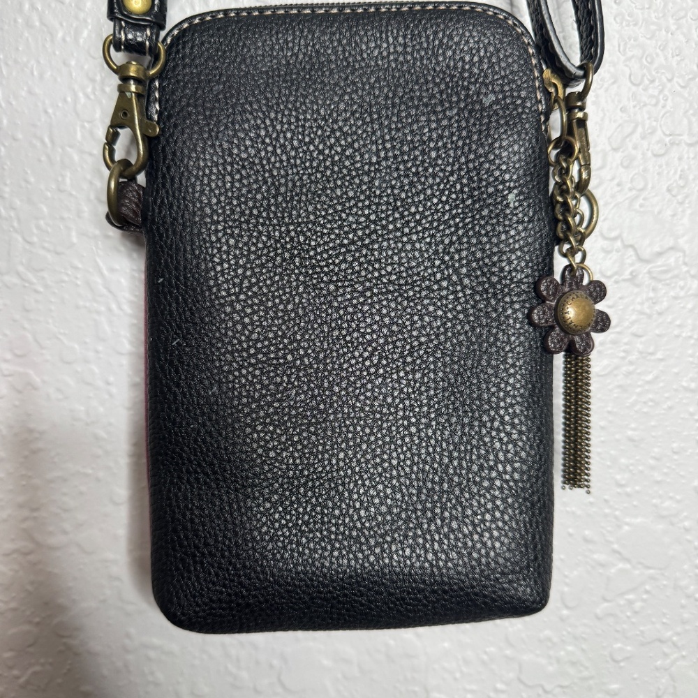 Chala Dazzled Purple Paisley Cell Phone Crossbod Purse adustable‎ strap in - Picture 6 of 15